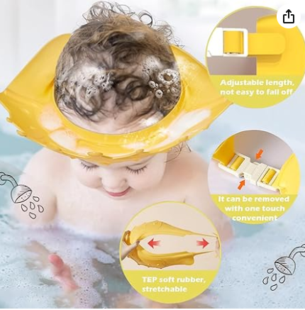2X 1 CROWN BABY GORRO DE DUCHA PARA BEBE 😃😃