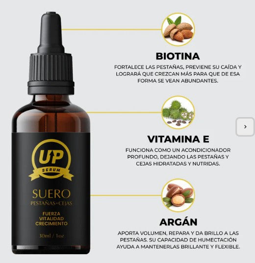 2X 1 SERUM UP PRO® 🤩🤩 Alargamiento de PESTAÑAS y CEJAS