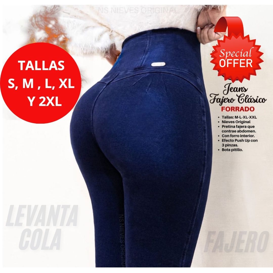 JEANS LEVANTA COLA PREMIUM