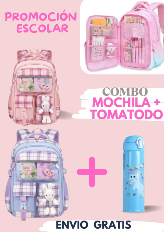 ✨COMBO MOCHILA  OFICIO + TOMATODO  ✨