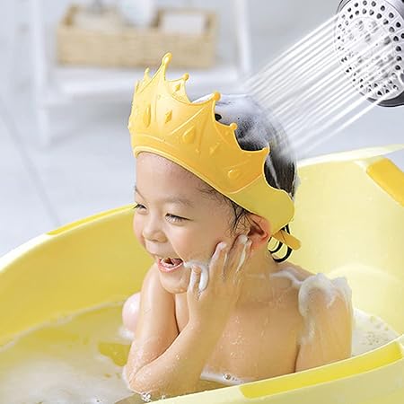 2X 1  CROWN BABY GORRO DE DUCHA PARA BEBE 😃😃