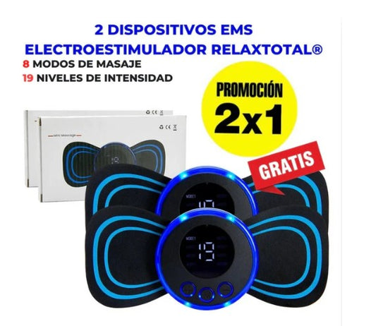 2X1  ELECTRO ESTIMULADOR RELAX TOTAL   🦋✨ LLEVA EL SEGUNDO GRATIS