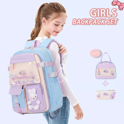 JUEGO DE MOCHILA DE 3 PIEZAS KAWAII