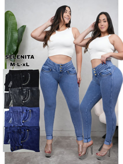 JEANS FAJERO 4 BOTONES COLOMBIANOS