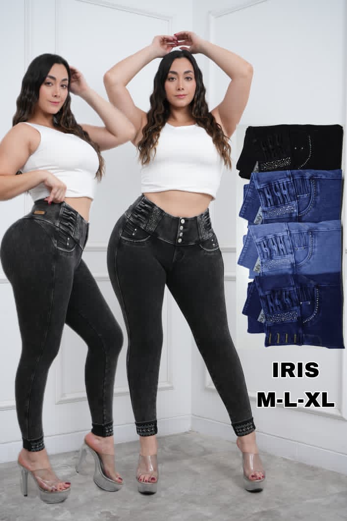 JEANS FAJERO 4 BOTONES COLOMBIANOS