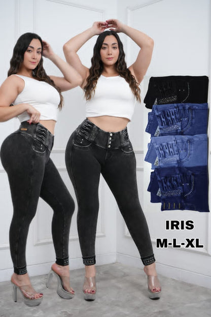 JEANS FAJERO 4 BOTONES COLOMBIANOS