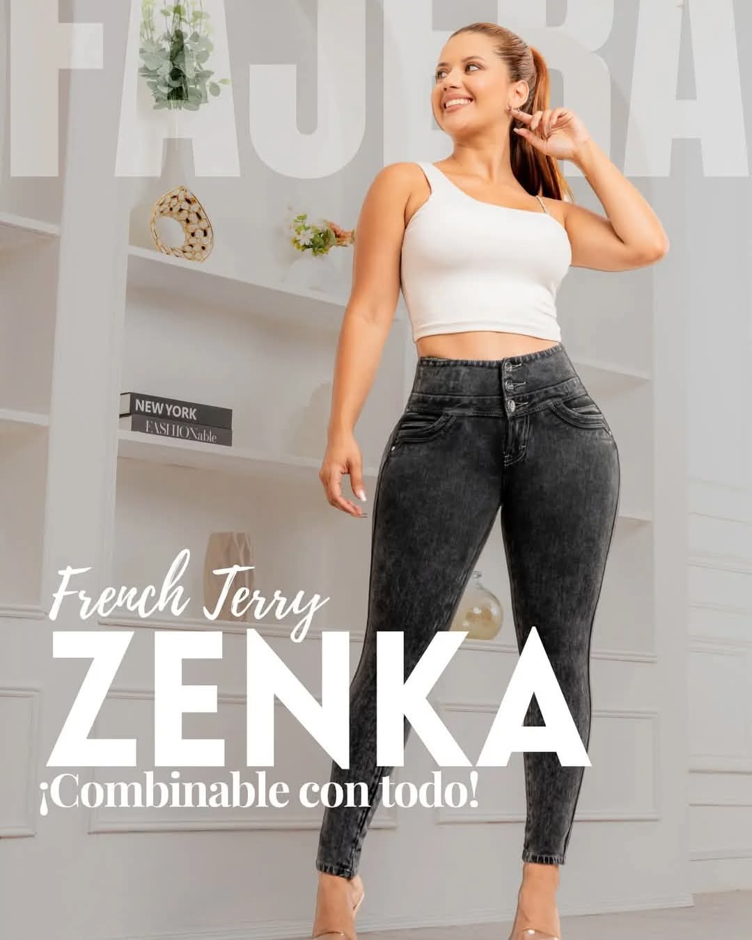 JEANS FAJERO 4 BOTONES COLOMBIANOS