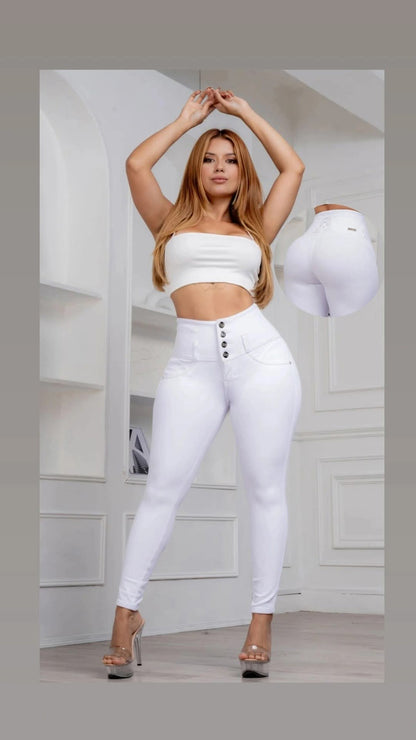 JEANS FAJERO 4 BOTONES COLOMBIANOS