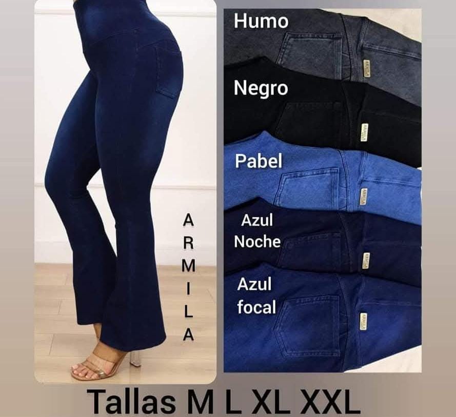 JEANS FAJERO COLOMBIANO  CORTE SIRENA