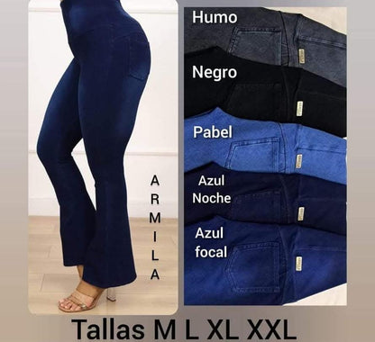 JEANS FAJERO COLOMBIANO  CORTE SIRENA