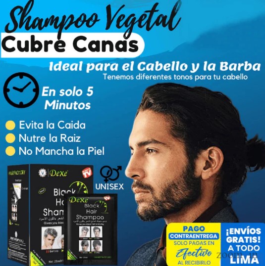 LLEGO EL NUEVO SHAMPO  VEGETAL que cubre las canas SIN AMONIACO🤩🤩